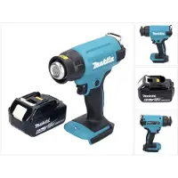 Makita DHG 180 G1 Batterij heteluchtpistool 18 V 550 °C + 1x oplaadbare batterij 6.0 Ah - zonder oplader