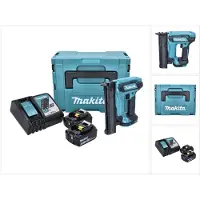 Makita DFN 350 RGJ Accu-opsteekspijkermachine 18 V 15 - 35 mm + 2x accu 6.0 Ah + lader + Makpac