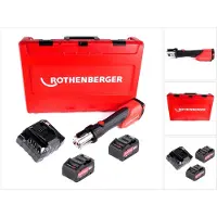 Rothenberger Accessoires voor kit, ROMAX 4000 accu persmachine 18V + 2x accu 8,0Ah + lader + koffer