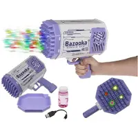 Out of the blue Bubble Gun Bazooka - Elektrisch Bellenblaaspistool met LED-verlichting