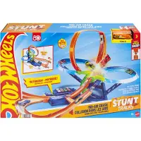 Hot Wheels Big Air Crash Track Oranje Kinderen