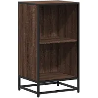 vidaXL Boekenkast 40x35x76 cm bewerkt hout bruin eikenkleur
