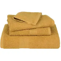 vidaXL Saunahanddoeken FROGN 2 st 80x200 cm 360 g/m² goud