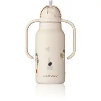 Liewood Thermoskan 'Kimmie 250 ml' crème / marine / bruin / grijs