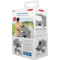 Reer Zonnenscherm Naar Kinderwagen - UV50+ - Grijs - - OneSize - Zonnenscherm voor kinderwagens