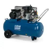 HBM snaaraangedreven compressor 100 liter