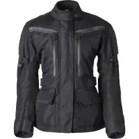 GMS Gear Neo WP Dames Zwarte Waterdichte Textiele Motorjas Maat 2XL