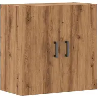 vidaXL Wandkast 60x31x60 cm bewerkt hout artisanaal eikenkleurig
