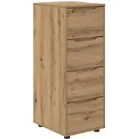 vidaXL Opbergkast 40 x 48 x 105 cm Bewerkt hout Artisan Eiken