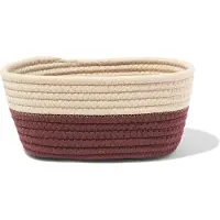 HEMA Mand 23x11cm touw beige-bruin