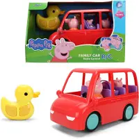 Pipsa Possu Peppa Pig Family Car 17 Cm Radio Control Veelkleurig