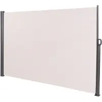 CLP Lovington Windscherm creme 180x350 cm