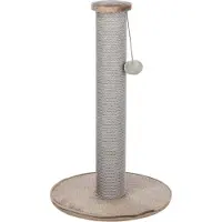 Trixie Krabpaal Taupe - Jute Omwikkeling, Compact Model 38x38x64 cm - Pluche Bekleding