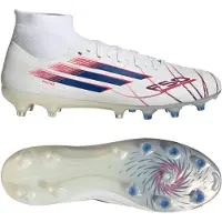 Adidas F50 Sparkfusion Pro Gras / Kunstgras Voetbalschoenen (MG) Dames Wit Blauw Rood