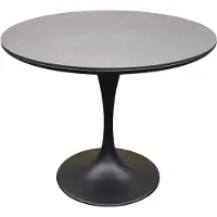 AVH-Collectie Flair dining tuintafel rond 90 cm antraciet keramiek