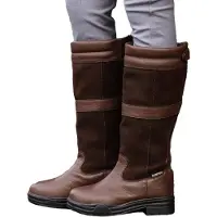 Brogini Hollingworth Leder Laarzen met Ritssluiting voor Volwassenen (Bruin)