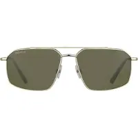 Serengeti zonnebril Wayne SS546005 Shiny Light Gold Mineral Green 555 Nm