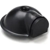 Axa Deurstopper | | 65 x 23 mm (RVS, Rubber, Vloermontage, Mat zwart)