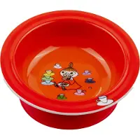 Adlibris Moomin Little My zuignapbord Ø15,5 cm Rood