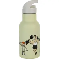 Peppi Pitkätossu Pippi Cirkus waterfles 34 cl Geel