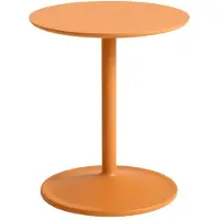 Muuto Soft Side Tafel Orange Laminate|Orange | Ø 41 H: 48 CM | Ø 16.1" H: 18.9"
