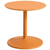 Muuto Soft Side Tafel Orange Laminate|Orange | Ø 41 H: 40 CM | Ø 16.1in H: 15.7in