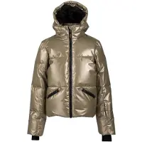 Brunotti Fiasky-Metallic Ski- en snowboardjas meisjes goud 152