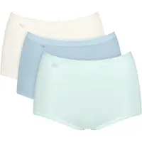 Sloggi Broekje ' Originals Basic ' crème / lichtblauw / mintgroen