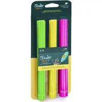 3Doodler Start Navulverpakking 75 Kleurstaafjes - neon groen/geel/roze