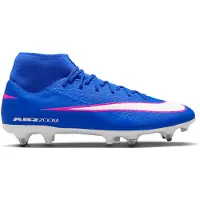 Nike Zoom Mercurial Superfly 10 Academy IJzeren-Nop Voetbalschoenen (SG) Blauw Wit Felroze