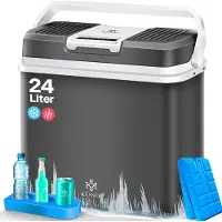 Kesser Thermo-Elektrische Koelbox 24L Koelt & Verwarmt - Koelbox elektrisch 12V en 230V voor Auto en Camping - Antraciet