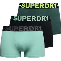 Superdry Boxershorts turquoise / spar / neongroen / zwart