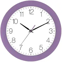 Eurotime Tijdsein gestuurde wandklok, paars