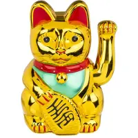 Adlibris OOTB Zwaaiende Lucky Cat - Goud