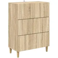 vidaXL Ladekast 66 x 34,5 x 90 cm Bewerkt hout Sonoma Eiken