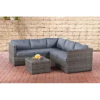 CLP GENERO - Loungeset - 5 mm grijs gevlekt ijzerachtig grijs