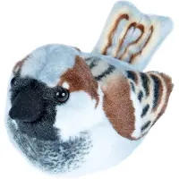 Ginza.se Vogelknuffel met geluid – Huismus | | | Partner van Vogelbescherming Nederland