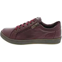 Andrea conti leren damessneaker lage damesschoen 00621672055 Wicked Red