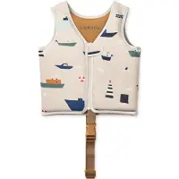 Liewood Zwemvest - 11-15 kg - Dove - Zeilen/Sandy - - OneSize - Zwemvesten