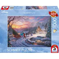 Schmidt - Legpuzzel - Disney, Cinderella, Bringing Home for Christmas - Thomas Kinkade Studios - 1000 stukjes - Volwassenen - vanaf 12 jaar