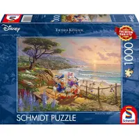 Schmidt Mickey & Minnie Mouse Thomas Kinkade Studios - Disney Dreams Collection - A Duck Day Afternoon Puzzel meerkleurig