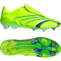 Adidas F50 Tunit Elite Gras Voetbalschoenen (FG) Lucid Lemon Blauw