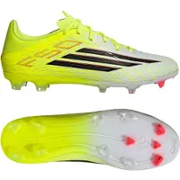 Adidas Voetbalschoen 'F50 LEAGUE' neongeel / zilvergrijs / kersrood / zwart