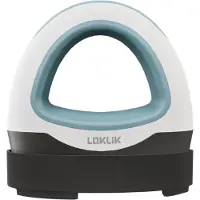 Loklik Mini Heat Press Verwarmingspers Hittepers t-shirtpers voor het personaliseren van textiel met vinyl en subliminatiepapier Denim Blauw