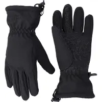 CMP - Kid's Softshell Gloves - Handschoenen 4,5, zwart