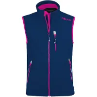 TROLLKIDS - Kid's Trollfjord Vest - Softshellbodywarmer 104, blauw