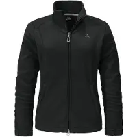 Schöffel Functionele fleece jas 'Leona3' zwart / wit