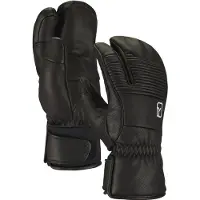 Ortovox - Full Leather 3 Finger Glove - Handschoenen M, zwart