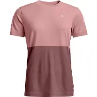 Ortovox - Women's 185 Rock'N'Wool Short Sleeve - Merino-ondergoed M, roze