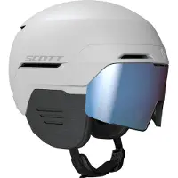 SCOTT Blend Plus LS - Skihelm met geïntegreerde skibril - MIPS - Wit - Maat S (51-55 cm)